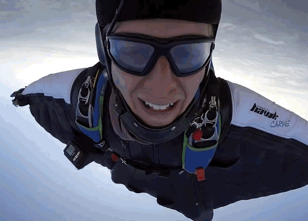 Jonathan Francis Wingsuiting GIF Skydiving British Team